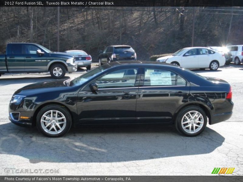 Tuxedo Black Metallic / Charcoal Black 2012 Ford Fusion SEL