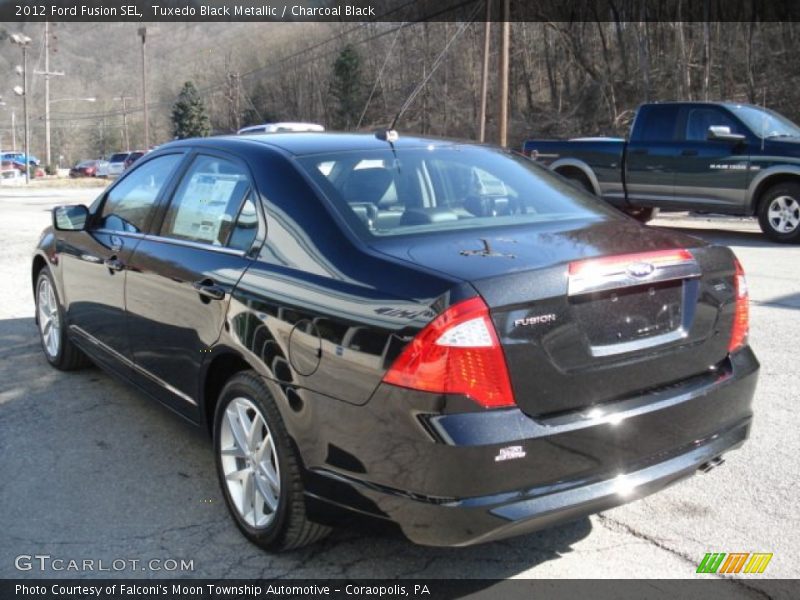 Tuxedo Black Metallic / Charcoal Black 2012 Ford Fusion SEL