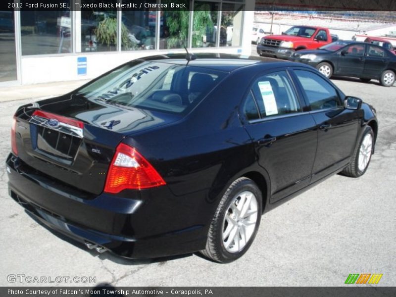 Tuxedo Black Metallic / Charcoal Black 2012 Ford Fusion SEL