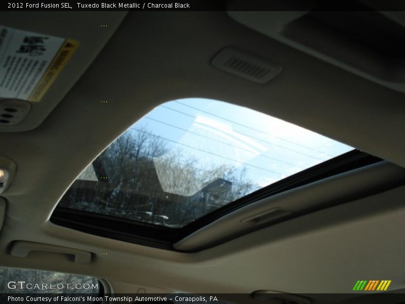 Tuxedo Black Metallic / Charcoal Black 2012 Ford Fusion SEL