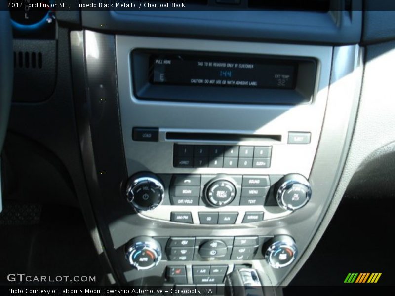Tuxedo Black Metallic / Charcoal Black 2012 Ford Fusion SEL
