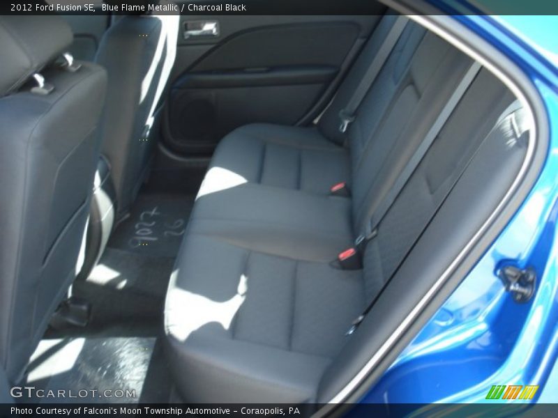 Blue Flame Metallic / Charcoal Black 2012 Ford Fusion SE