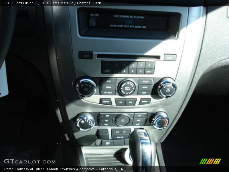 Blue Flame Metallic / Charcoal Black 2012 Ford Fusion SE