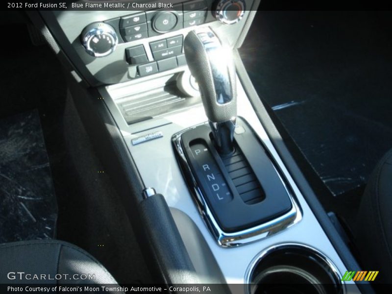 Blue Flame Metallic / Charcoal Black 2012 Ford Fusion SE