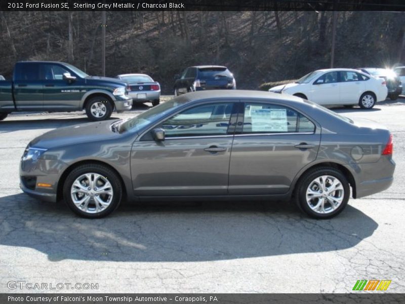 Sterling Grey Metallic / Charcoal Black 2012 Ford Fusion SE