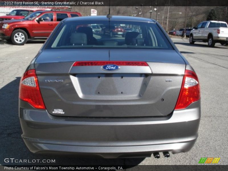 Sterling Grey Metallic / Charcoal Black 2012 Ford Fusion SE