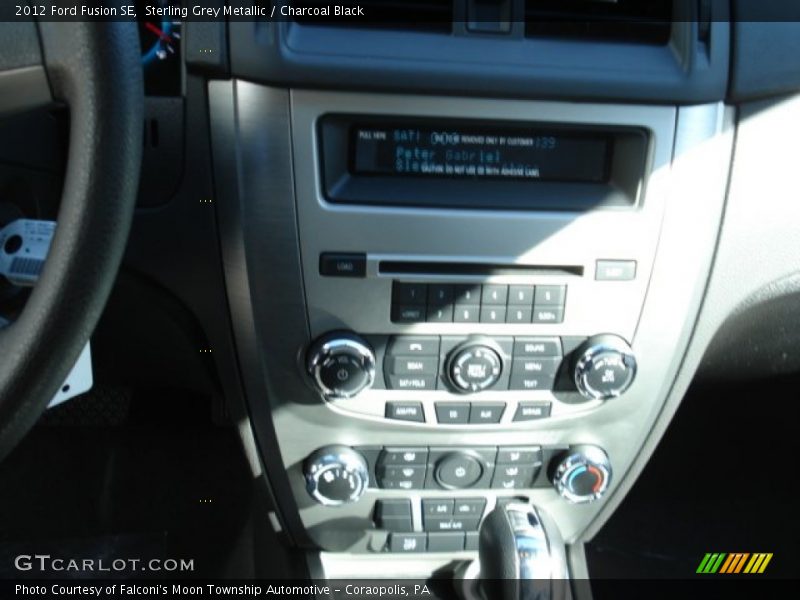 Sterling Grey Metallic / Charcoal Black 2012 Ford Fusion SE