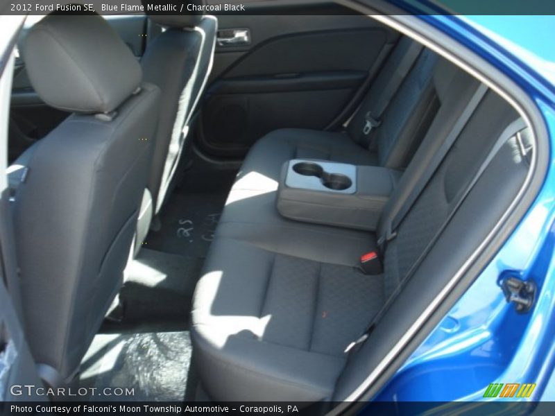 Blue Flame Metallic / Charcoal Black 2012 Ford Fusion SE