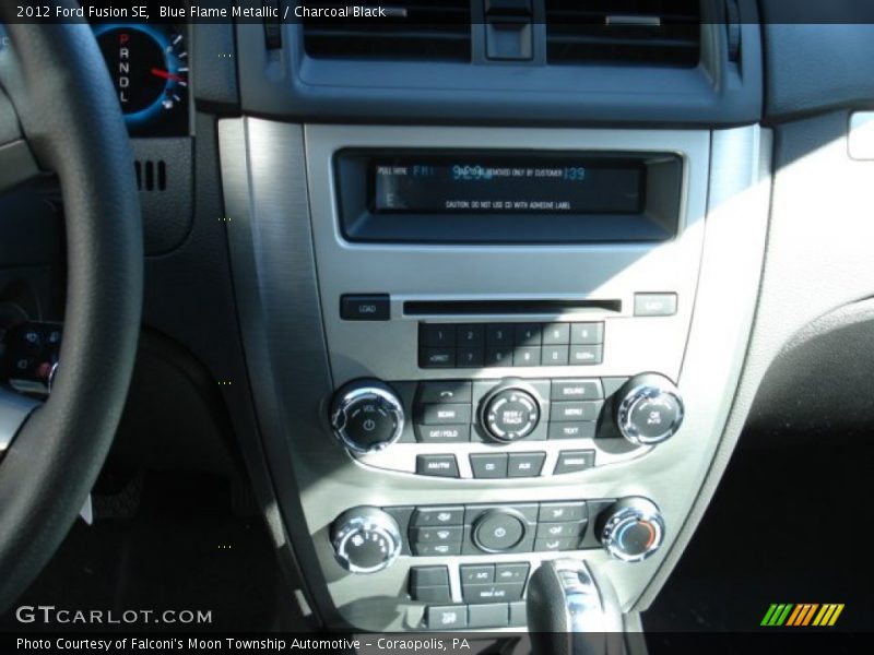 Blue Flame Metallic / Charcoal Black 2012 Ford Fusion SE