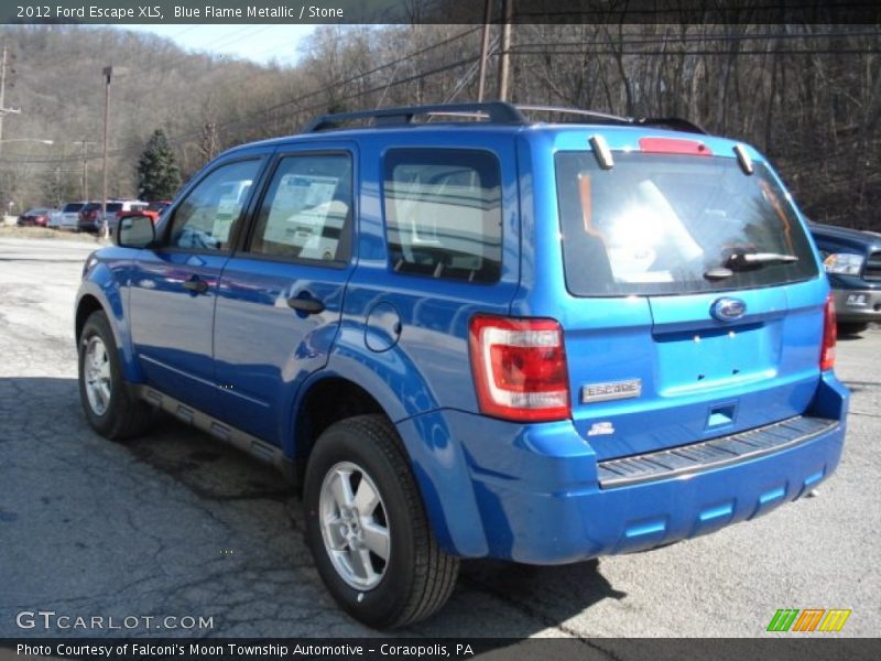 Blue Flame Metallic / Stone 2012 Ford Escape XLS