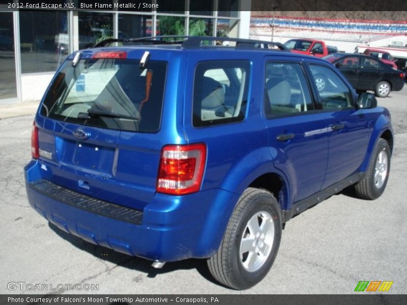 Blue Flame Metallic / Stone 2012 Ford Escape XLS