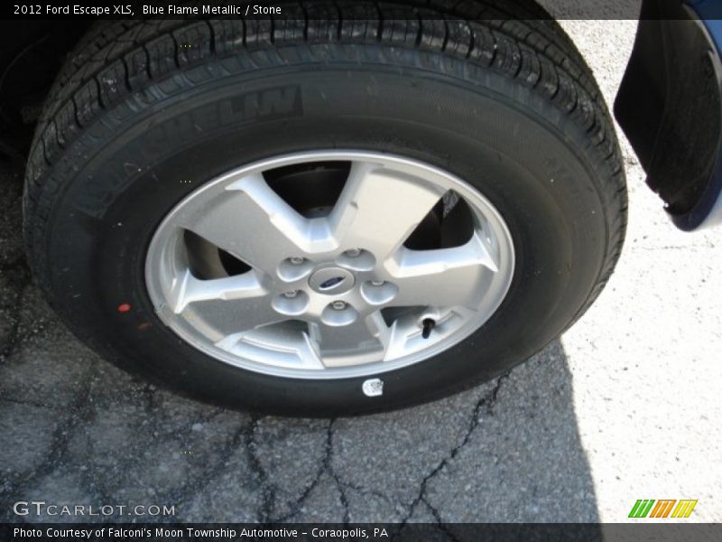 Blue Flame Metallic / Stone 2012 Ford Escape XLS