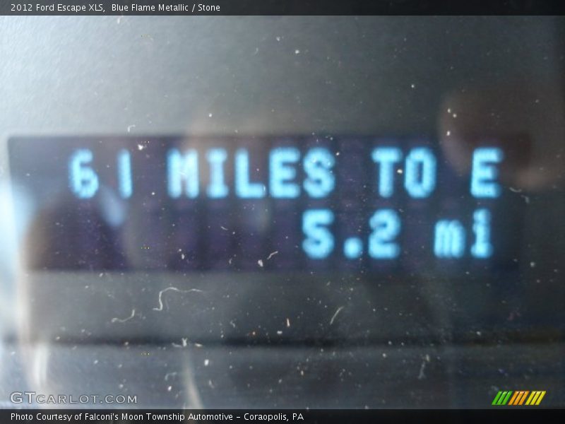 Blue Flame Metallic / Stone 2012 Ford Escape XLS