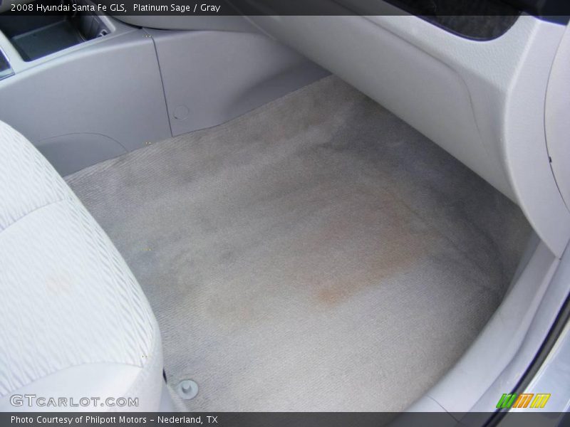 Platinum Sage / Gray 2008 Hyundai Santa Fe GLS