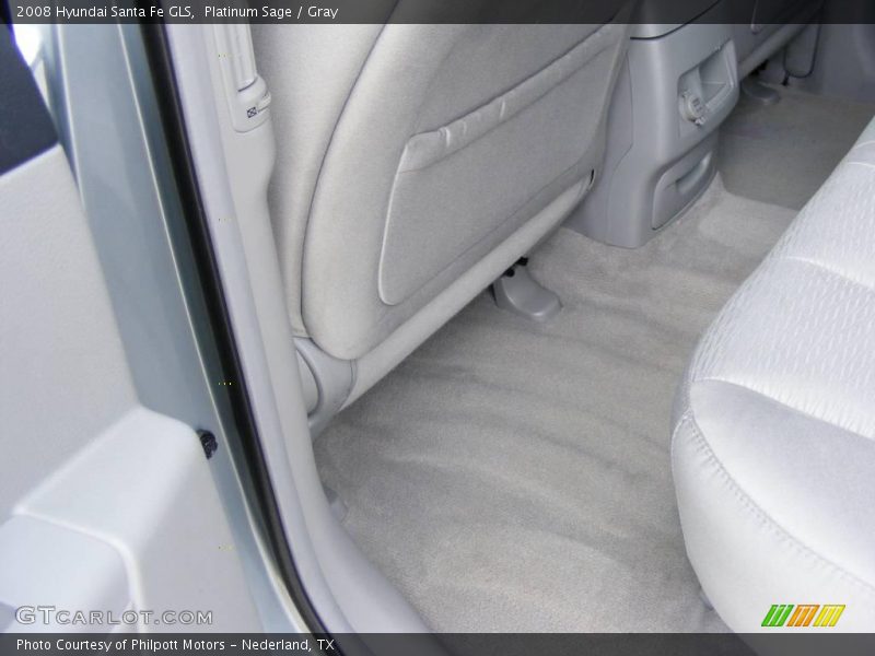 Platinum Sage / Gray 2008 Hyundai Santa Fe GLS