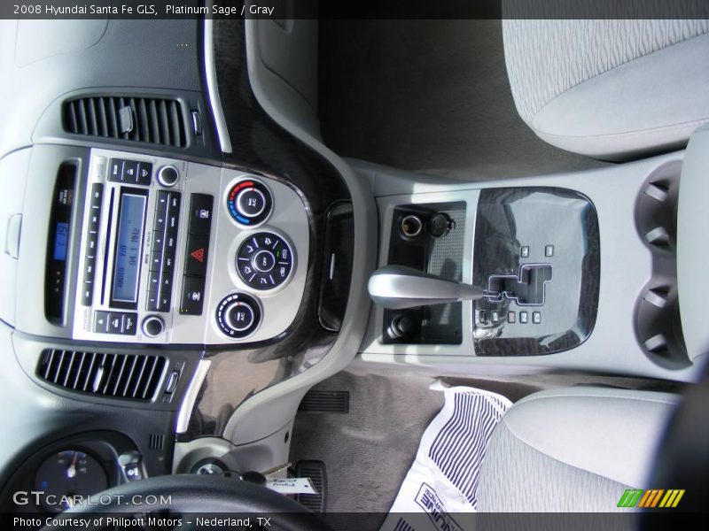 Platinum Sage / Gray 2008 Hyundai Santa Fe GLS