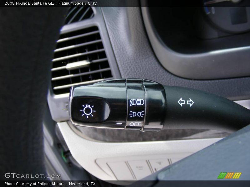 Platinum Sage / Gray 2008 Hyundai Santa Fe GLS