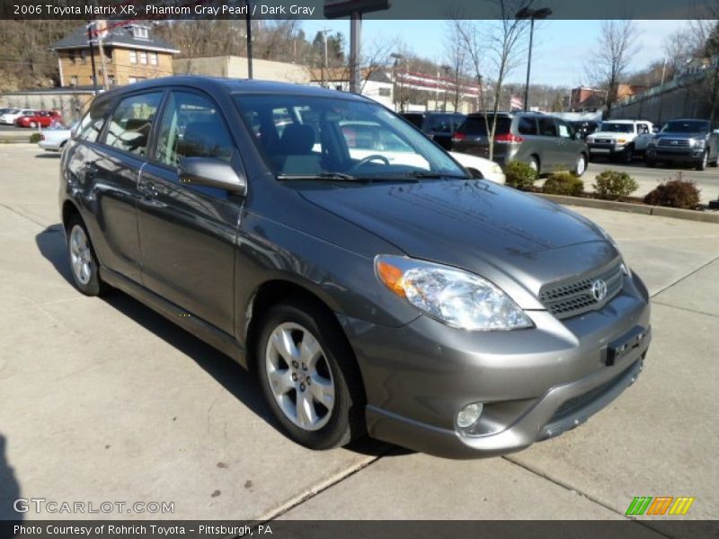 Phantom Gray Pearl / Dark Gray 2006 Toyota Matrix XR