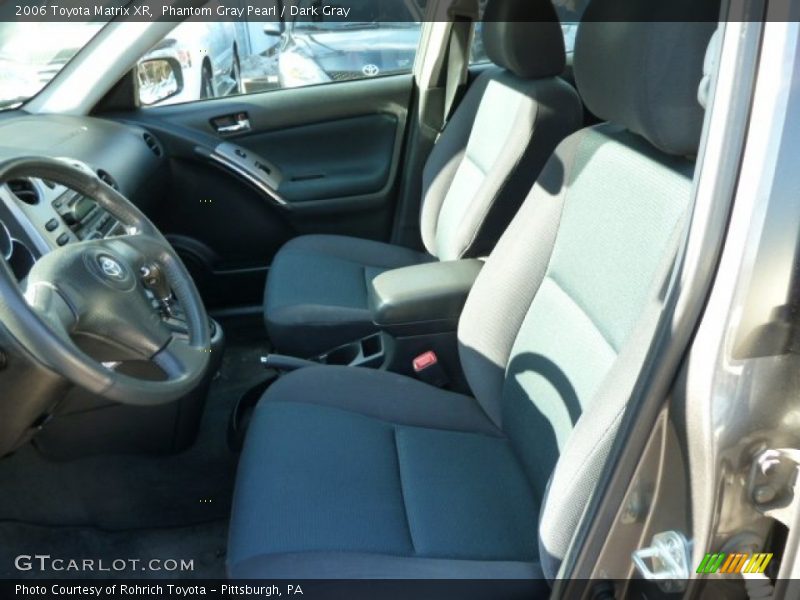 Phantom Gray Pearl / Dark Gray 2006 Toyota Matrix XR