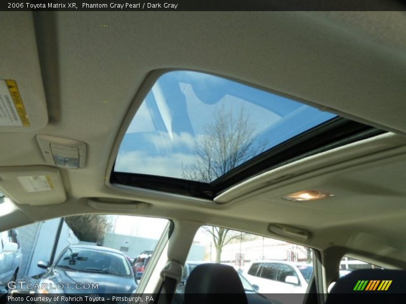 Phantom Gray Pearl / Dark Gray 2006 Toyota Matrix XR