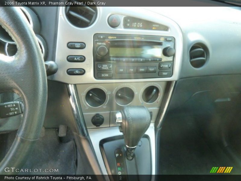 Phantom Gray Pearl / Dark Gray 2006 Toyota Matrix XR
