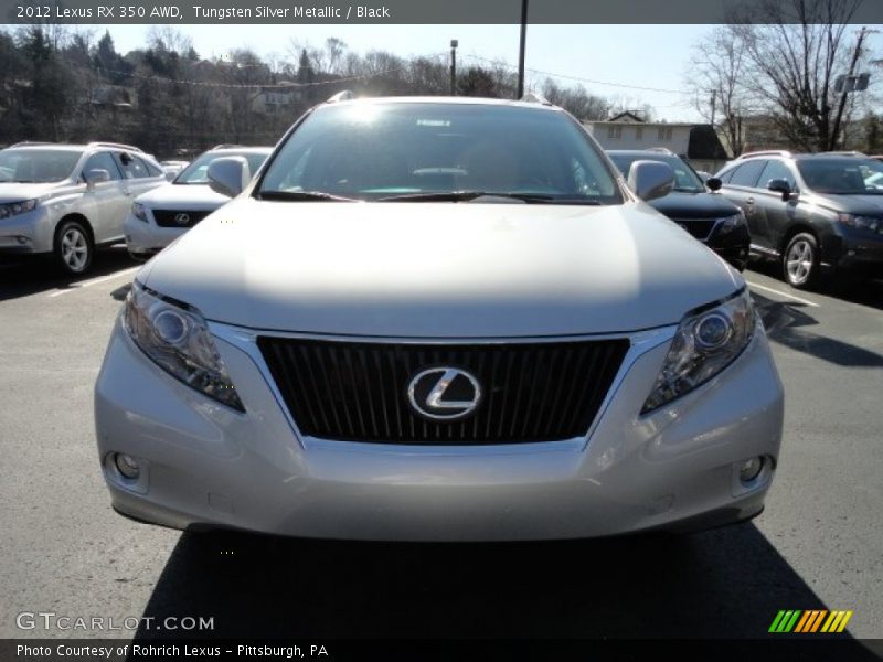 Tungsten Silver Metallic / Black 2012 Lexus RX 350 AWD