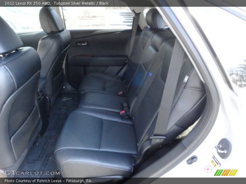 Tungsten Silver Metallic / Black 2012 Lexus RX 350 AWD