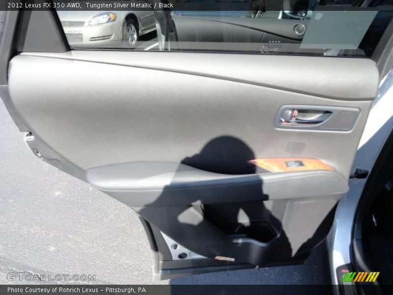 Tungsten Silver Metallic / Black 2012 Lexus RX 350 AWD