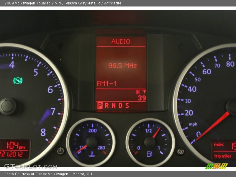 Alaska Grey Metallic / Anthracite 2009 Volkswagen Touareg 2 VR6