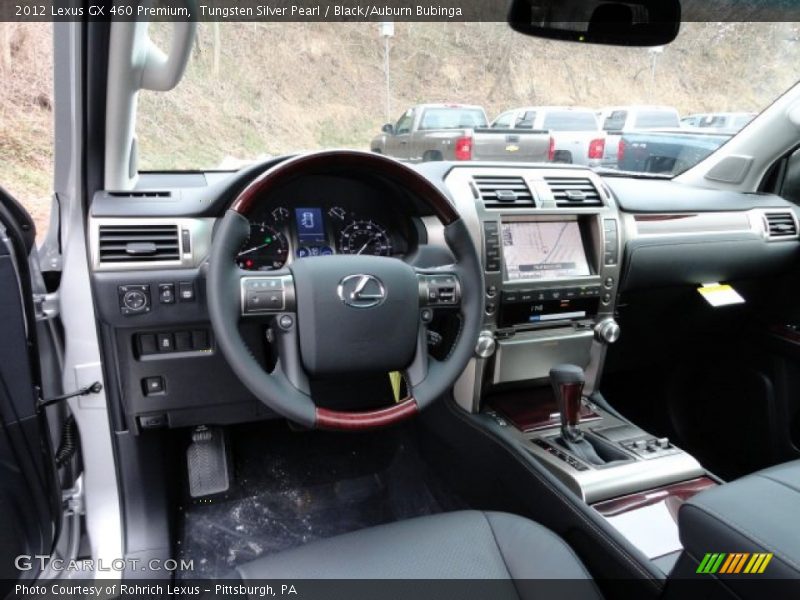 Tungsten Silver Pearl / Black/Auburn Bubinga 2012 Lexus GX 460 Premium
