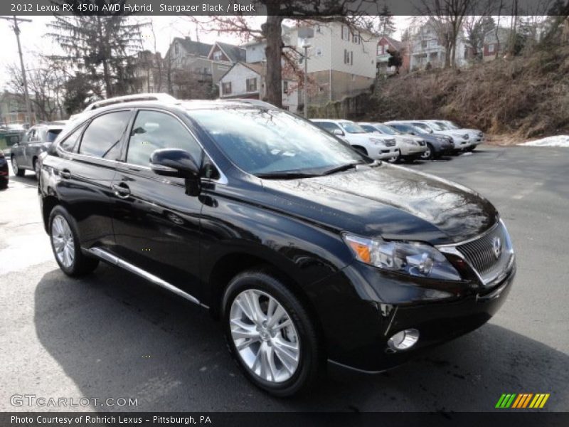 Stargazer Black / Black 2012 Lexus RX 450h AWD Hybrid