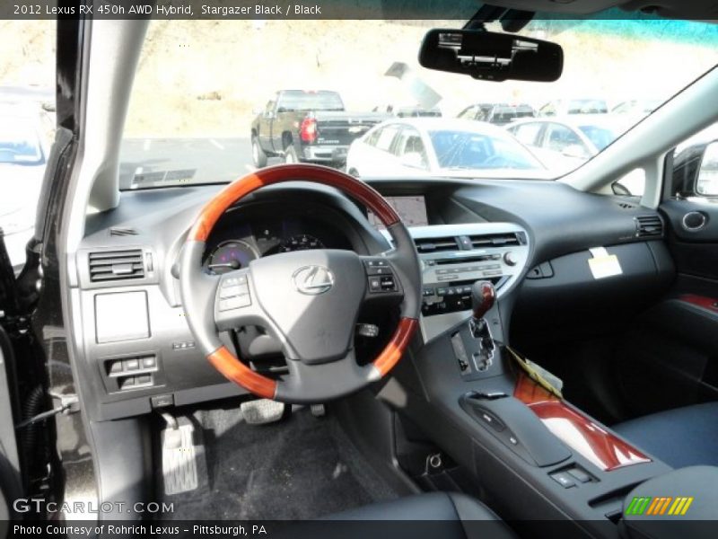 Stargazer Black / Black 2012 Lexus RX 450h AWD Hybrid