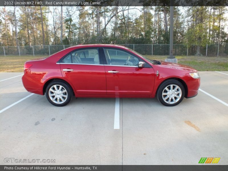 Red Candy Metallic / Light Camel 2012 Lincoln MKZ FWD
