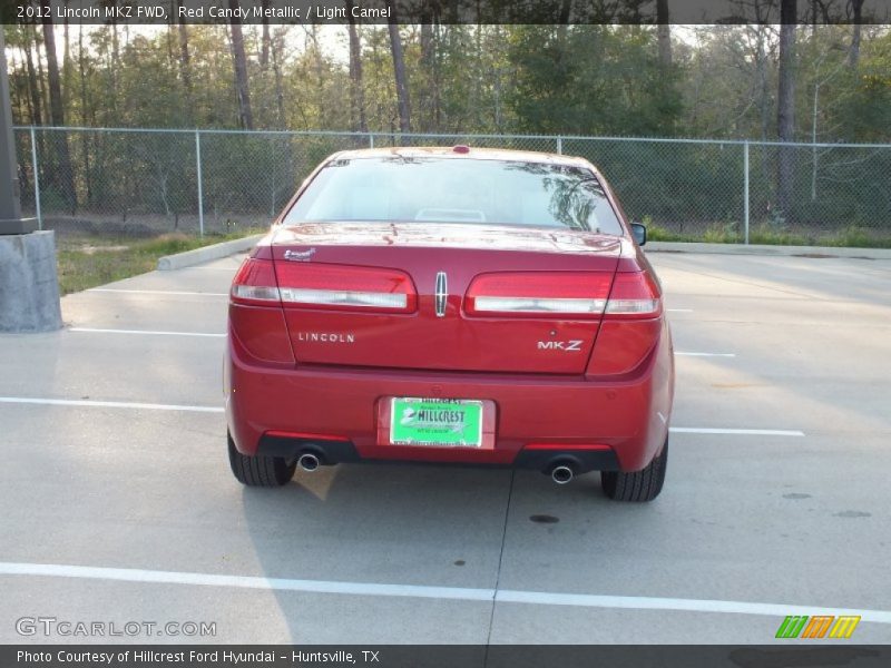 Red Candy Metallic / Light Camel 2012 Lincoln MKZ FWD