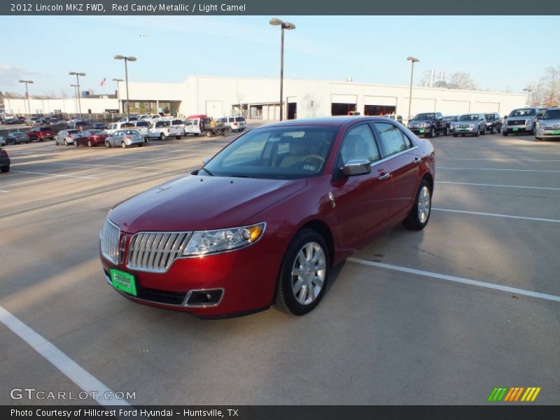 Red Candy Metallic / Light Camel 2012 Lincoln MKZ FWD