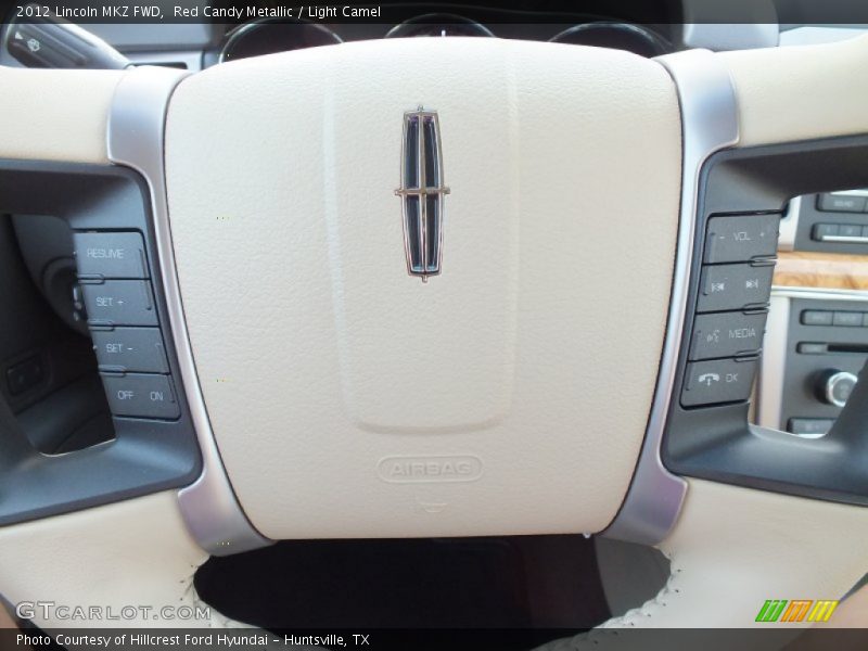 Red Candy Metallic / Light Camel 2012 Lincoln MKZ FWD