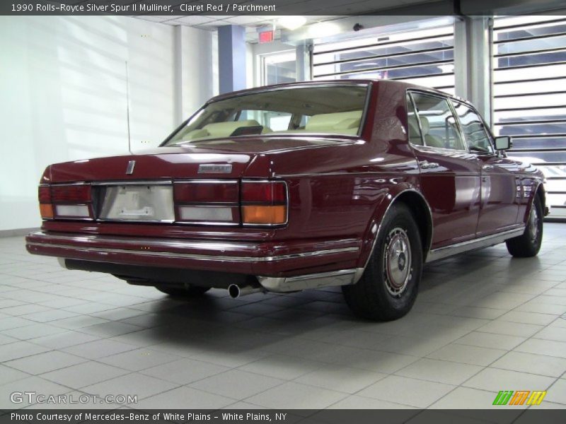 Claret Red / Parchment 1990 Rolls-Royce Silver Spur II Mulliner