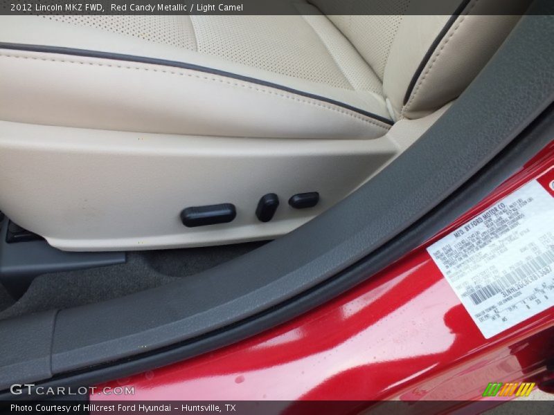 Red Candy Metallic / Light Camel 2012 Lincoln MKZ FWD