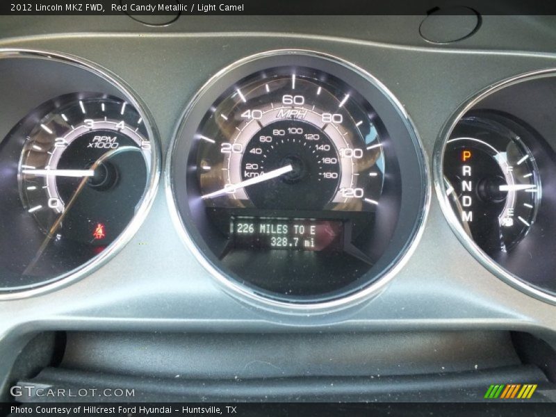 Red Candy Metallic / Light Camel 2012 Lincoln MKZ FWD