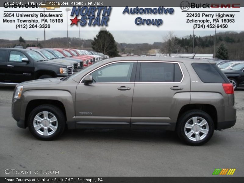 Mocha Steel Metallic / Jet Black 2012 GMC Terrain SLE