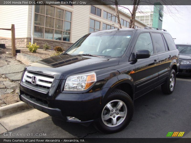 Nighthawk Black Pearl / Gray 2006 Honda Pilot EX-L 4WD