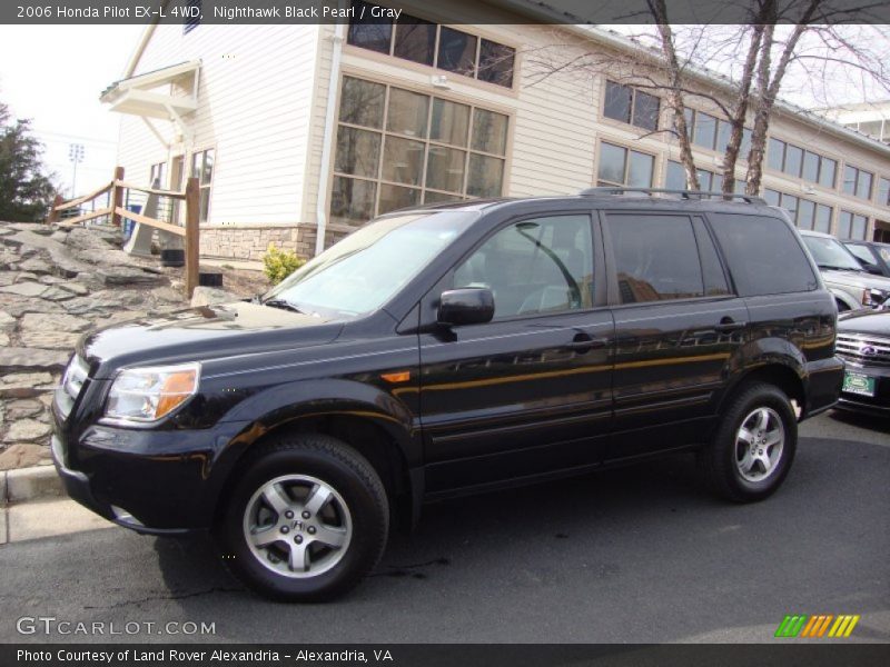Nighthawk Black Pearl / Gray 2006 Honda Pilot EX-L 4WD