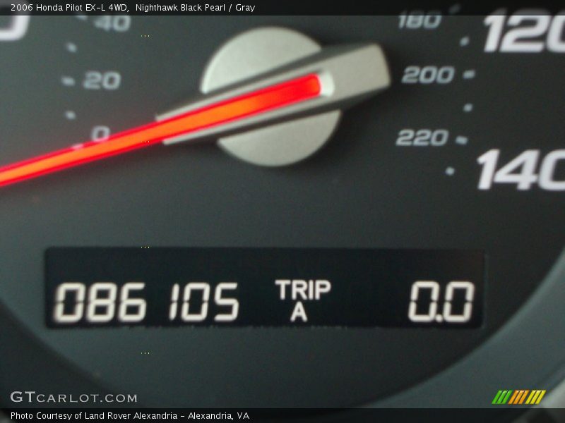 Nighthawk Black Pearl / Gray 2006 Honda Pilot EX-L 4WD