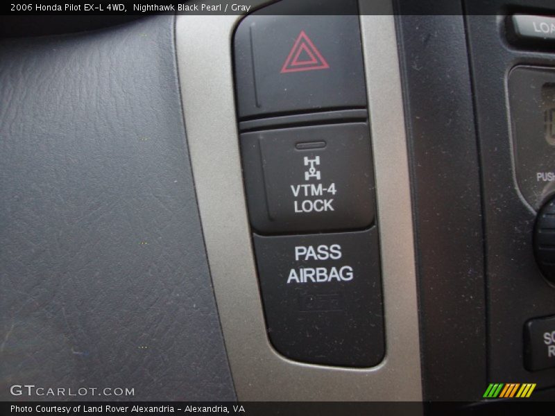 Nighthawk Black Pearl / Gray 2006 Honda Pilot EX-L 4WD
