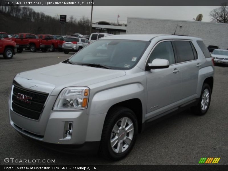 Quicksilver Metallic / Jet Black 2012 GMC Terrain SLE