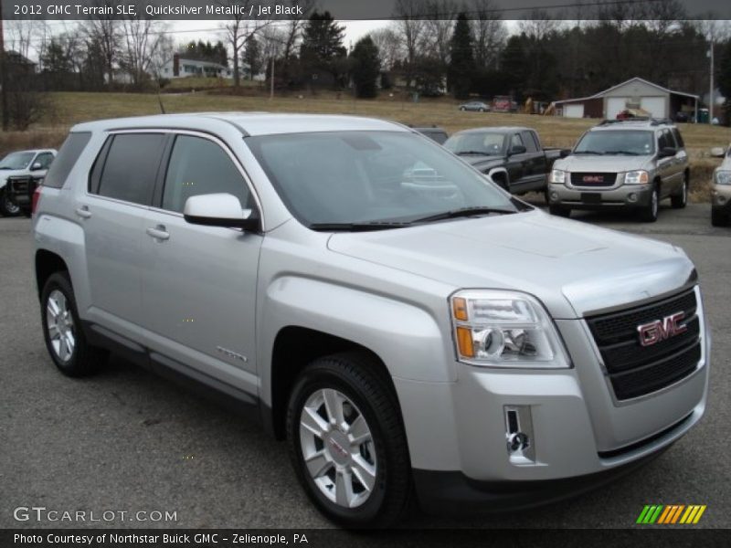 Quicksilver Metallic / Jet Black 2012 GMC Terrain SLE