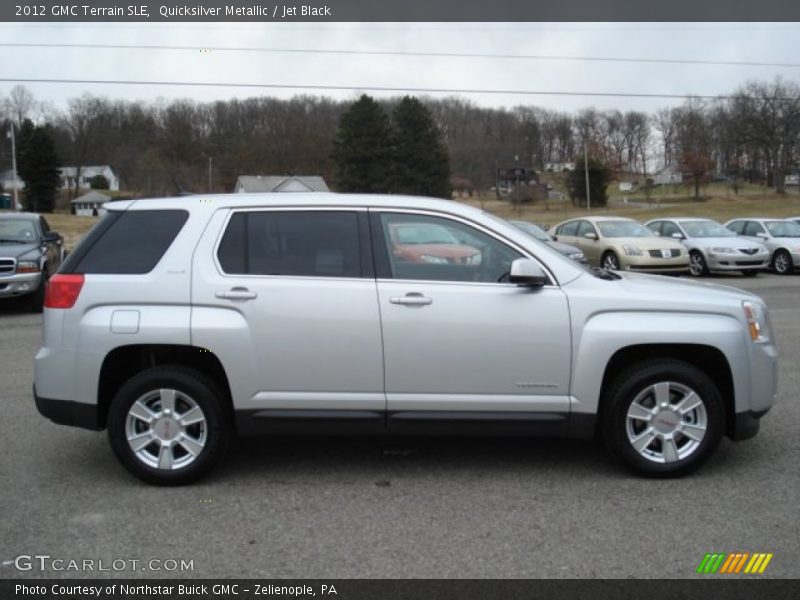 Quicksilver Metallic / Jet Black 2012 GMC Terrain SLE