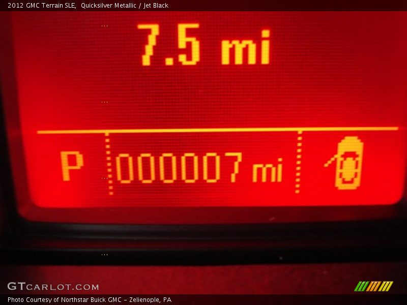 Quicksilver Metallic / Jet Black 2012 GMC Terrain SLE