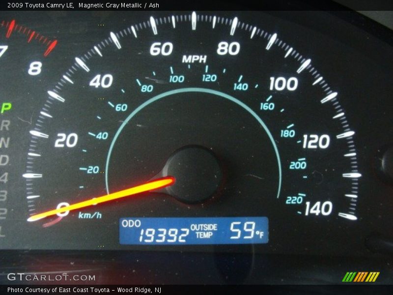 Magnetic Gray Metallic / Ash 2009 Toyota Camry LE