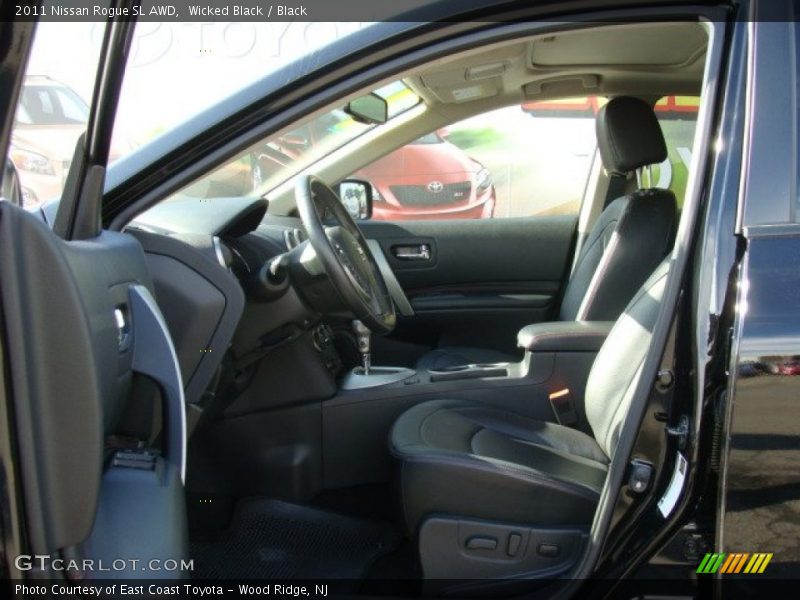 Wicked Black / Black 2011 Nissan Rogue SL AWD